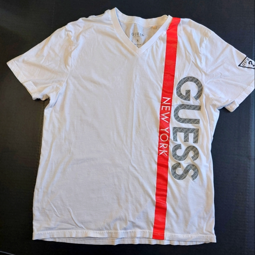 GUESS Los Angeles white men's tshirt. Size XL
